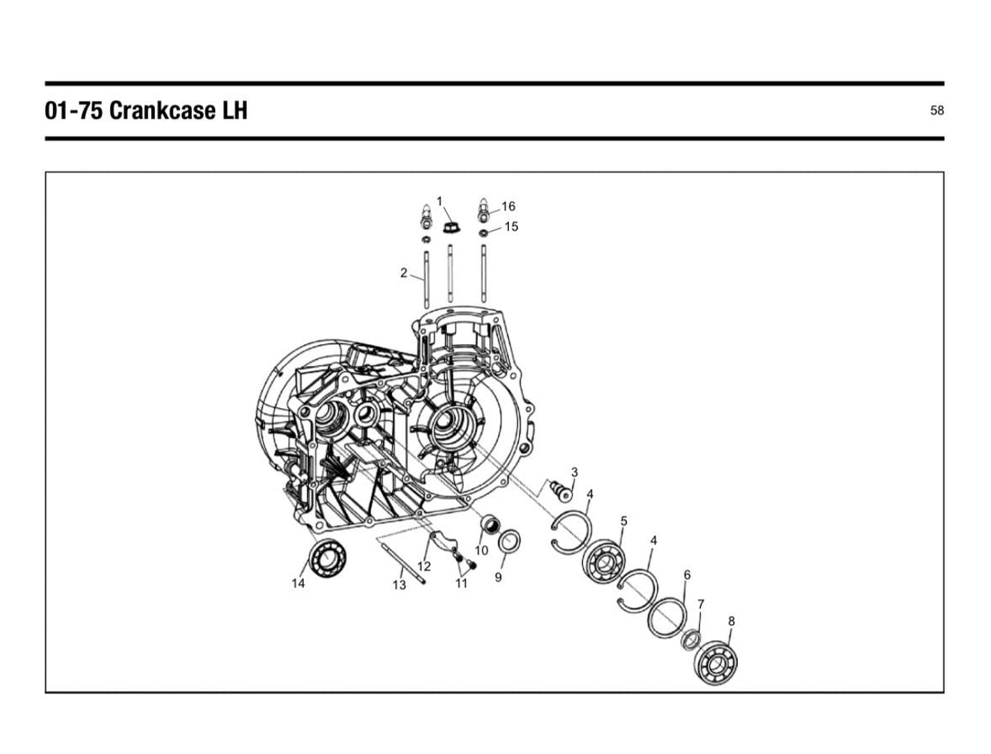 Crankcase LH (Kiri)