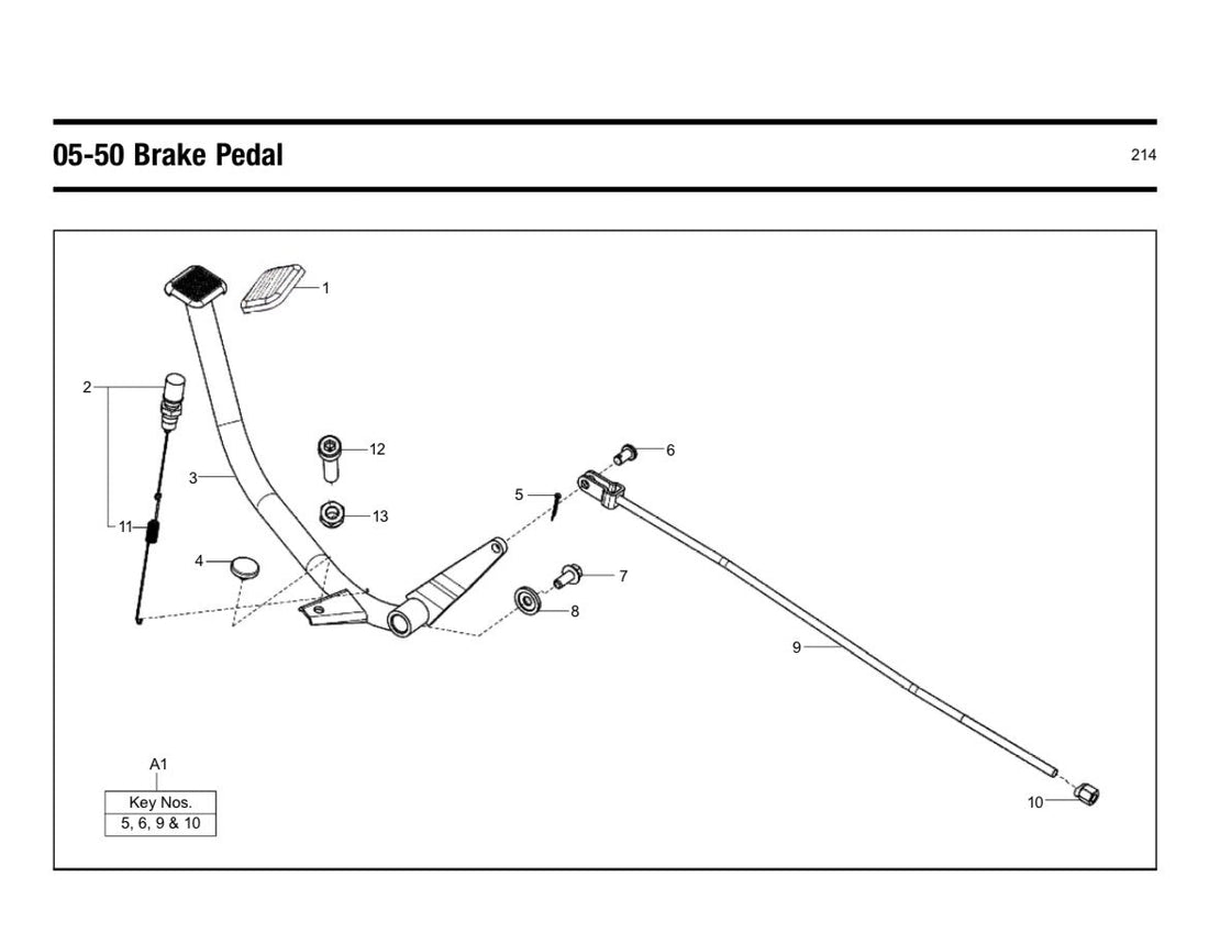 Pedal Rem (Tromol) UCE