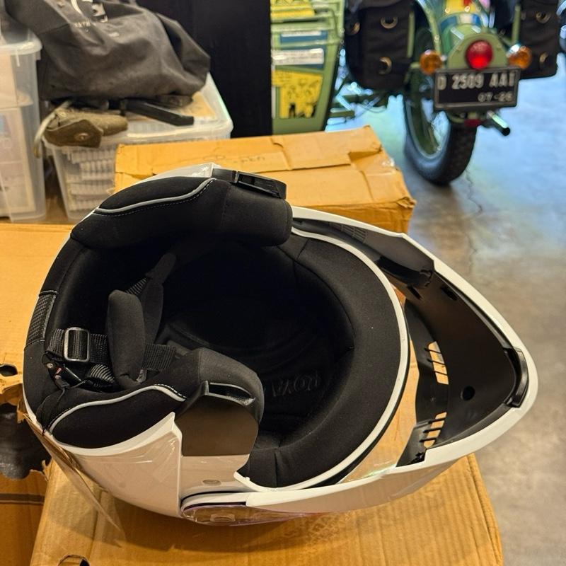 Helm Modular Adroit Putih RRGHEA240967 - Royal Enfield ASLI