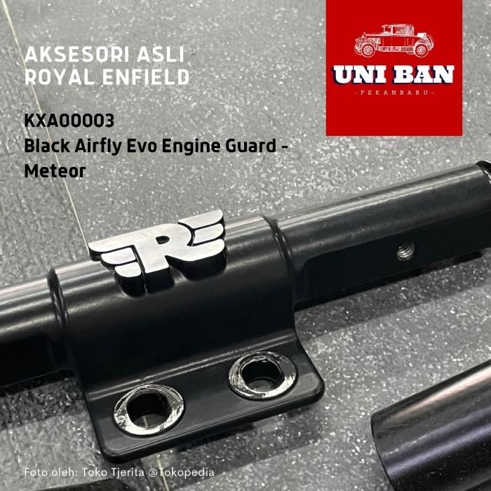 Black Airfly Evo Engine Guard Meteor 350 - Royal Enfield ASLI KXA00003