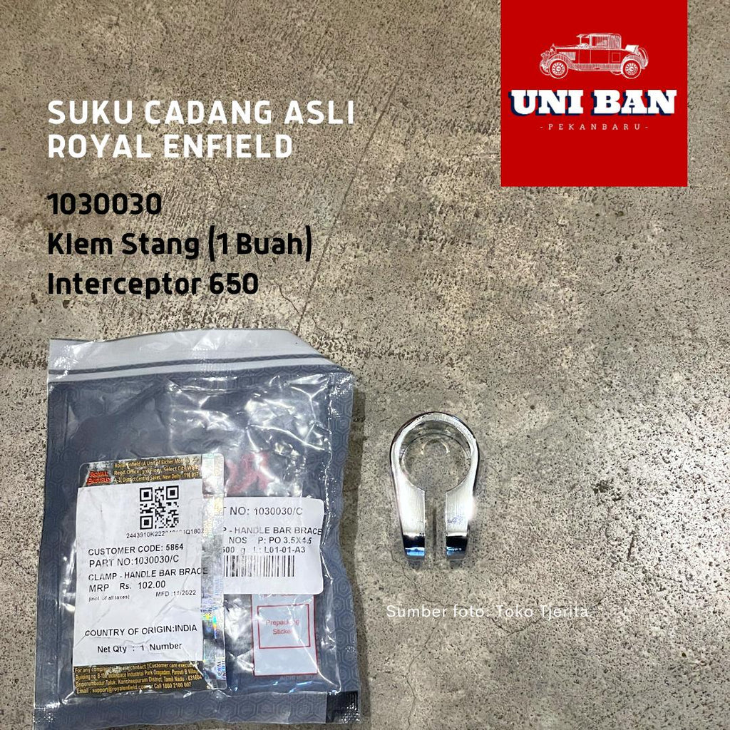 Klem Stang (1 Buah) Interceptor 650 1030030 - Royal Enfield ASLI