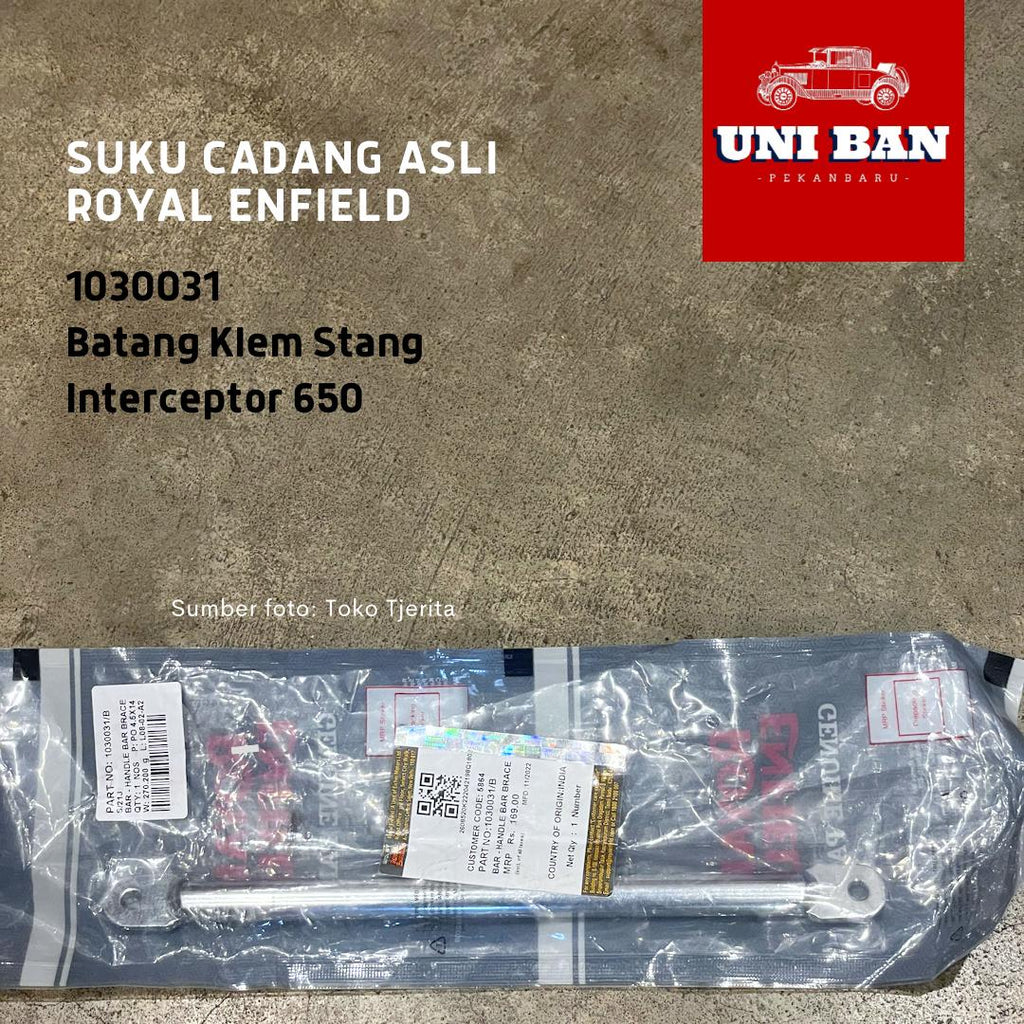 Batang Klem Stang Interceptor 1030031 - Royal Enfield ASLI