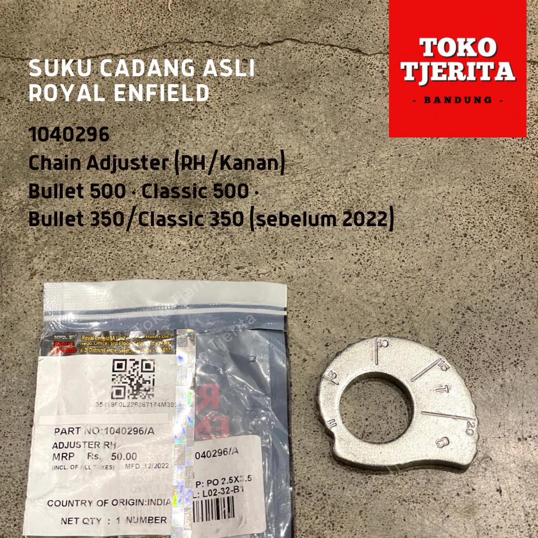 Penyetel Rantai Kanan Chain Adjuster Classic 500 1040296 Royal Enfield