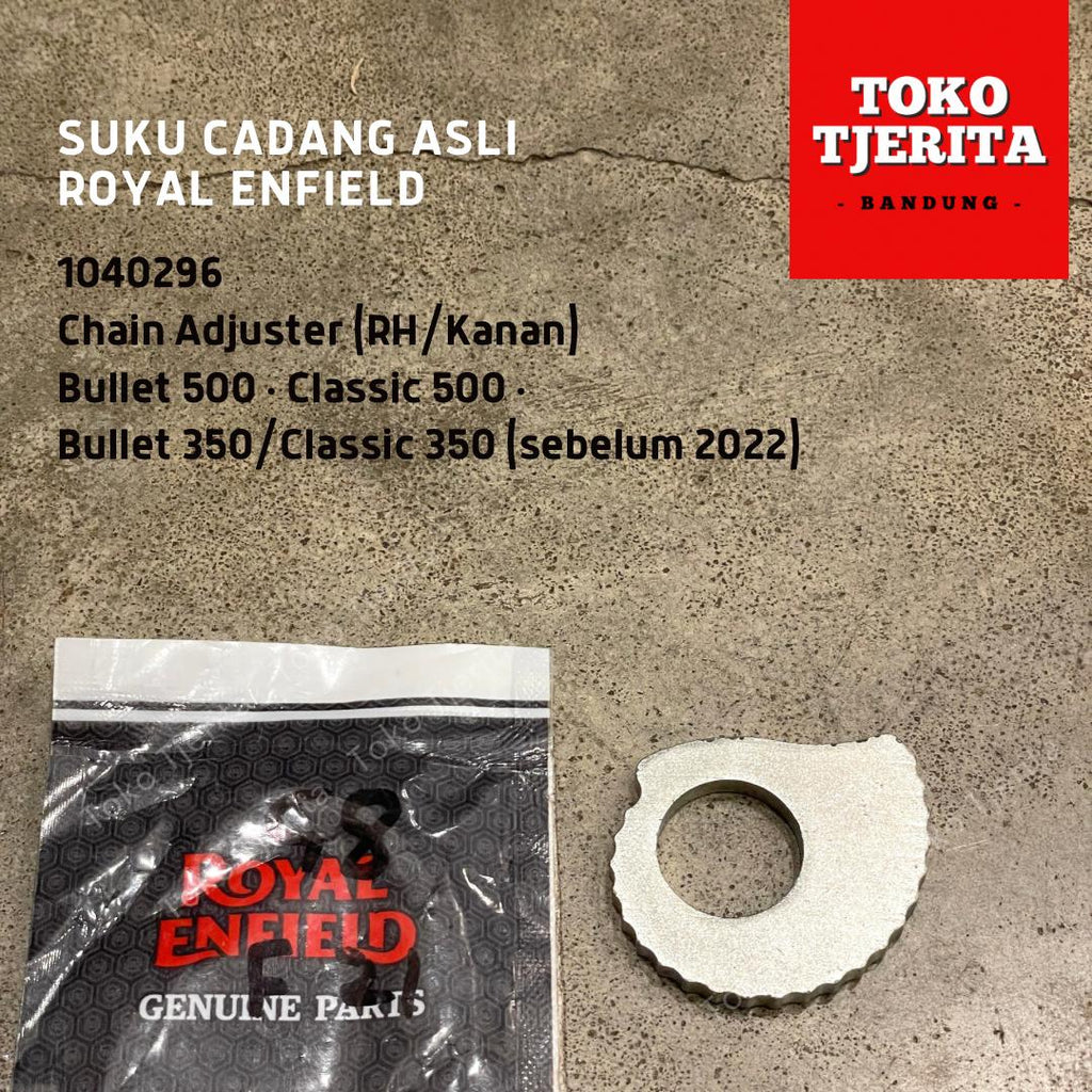 Penyetel Rantai Kanan Chain Adjuster Classic 500 1040296 Royal Enfield