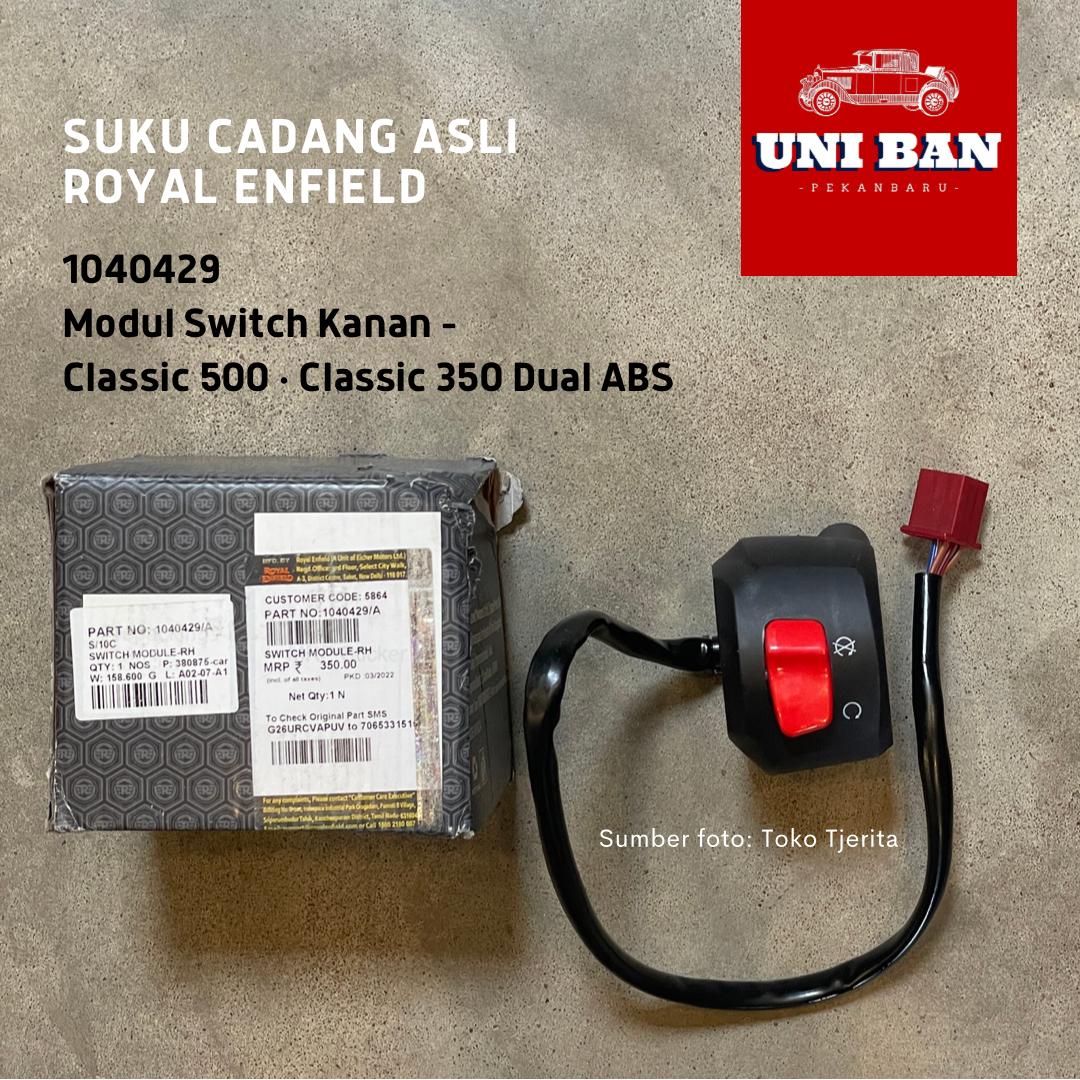 Modul Switch Kanan Classic 500 1040429 - Royal Enfield ASLI