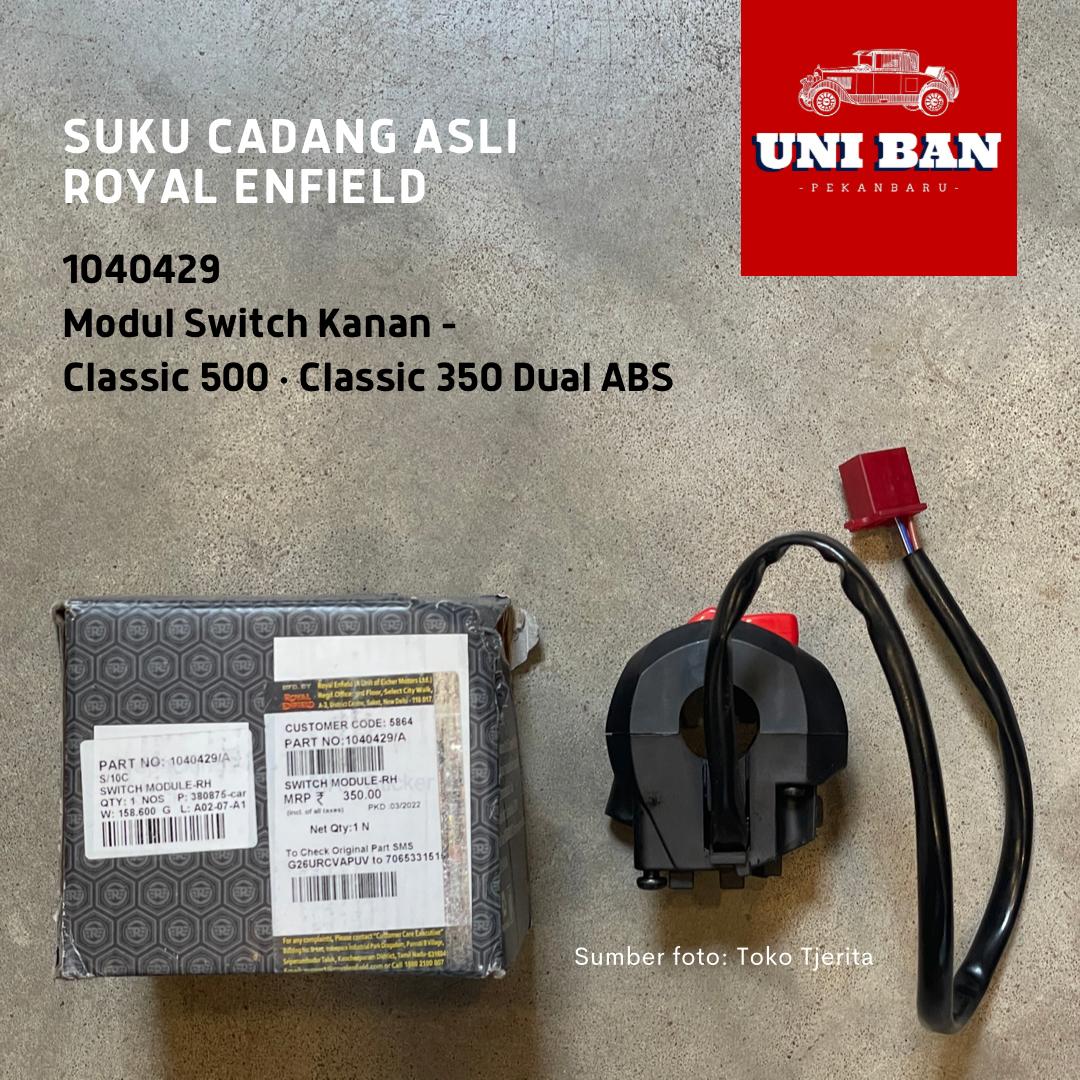 Modul Switch Kanan Classic 500 1040429 - Royal Enfield ASLI
