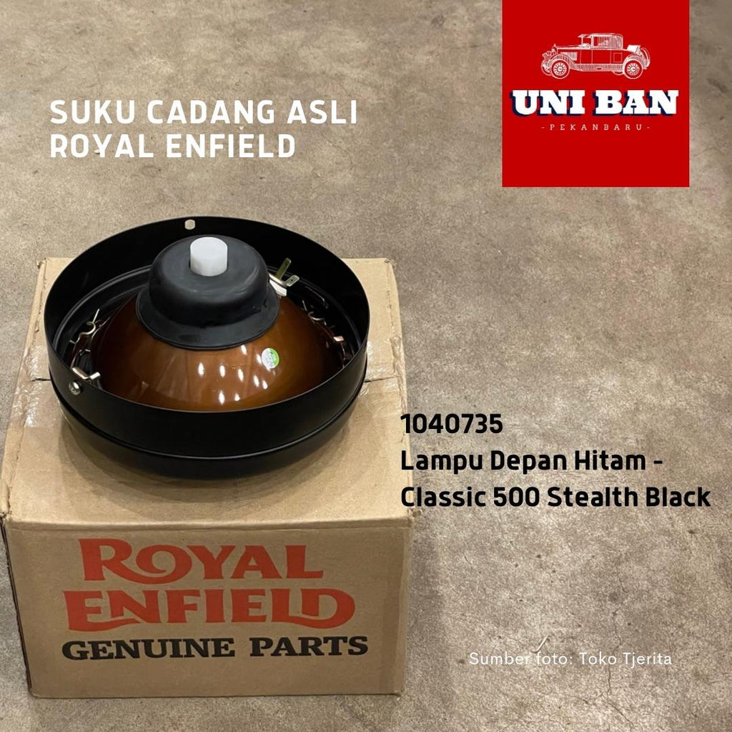 Lampu Depan Hitam Classic 500 Stealth Black 1040735 - Royal Enfield ASLI
