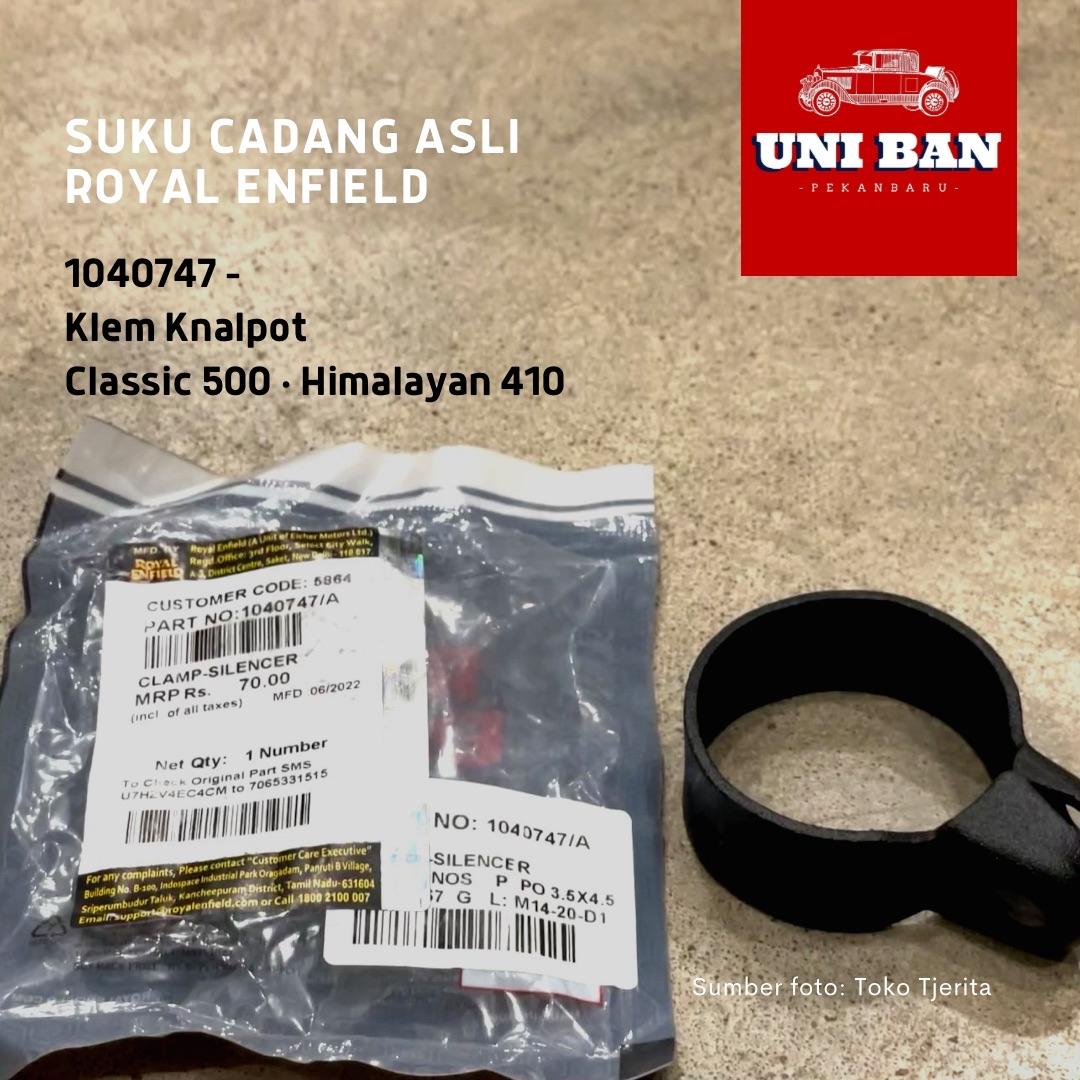 Klem Knalpot Classic 500 Himalayan 1040747 - Royal Enfield ASLI