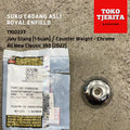 Jalu Stang (1 Buah) Chrome Counter Weight 1100233 Meteor 350 All New Classic 350 Reborn 2022 - Royal Enfield