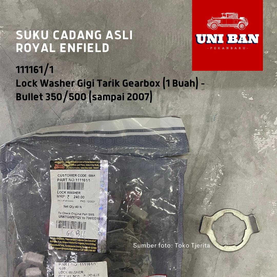 Lock Washer (1 Buah) Gearbox Bullet 2002-2007 111161/1 - Royal Enfield