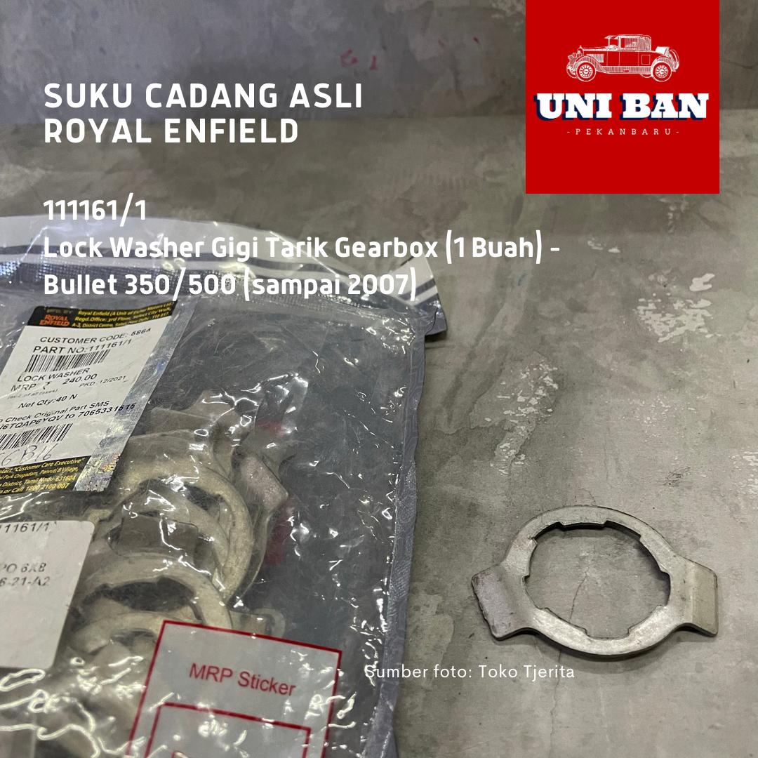 Lock Washer (1 Buah) Gearbox Bullet 2002-2007 111161/1 - Royal Enfield