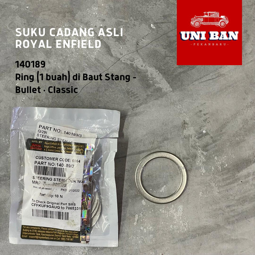 Ring Batang Stir Classic Bullet 140189 - Royal Enfield ASLI