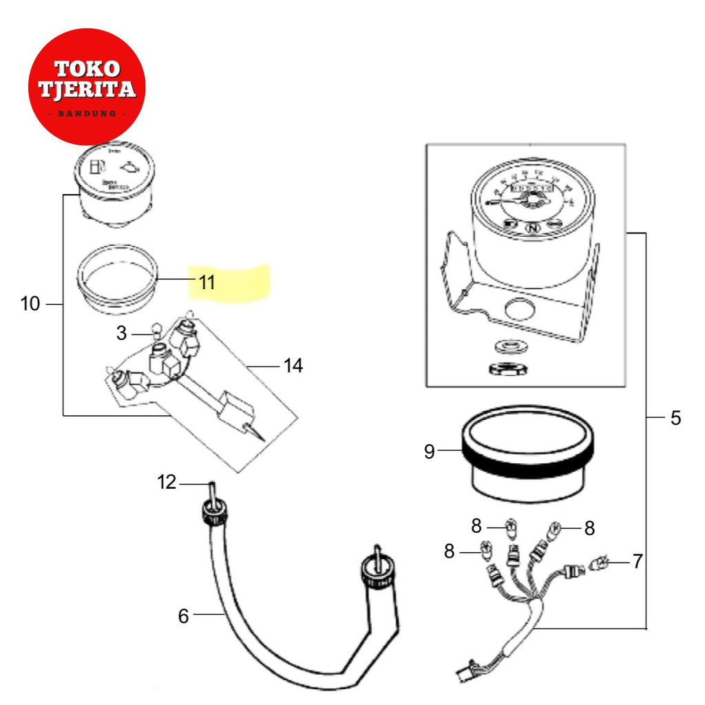 Karet Selongsong Shock (1 Buah) Classic Bullet 140193 Royal Enfield