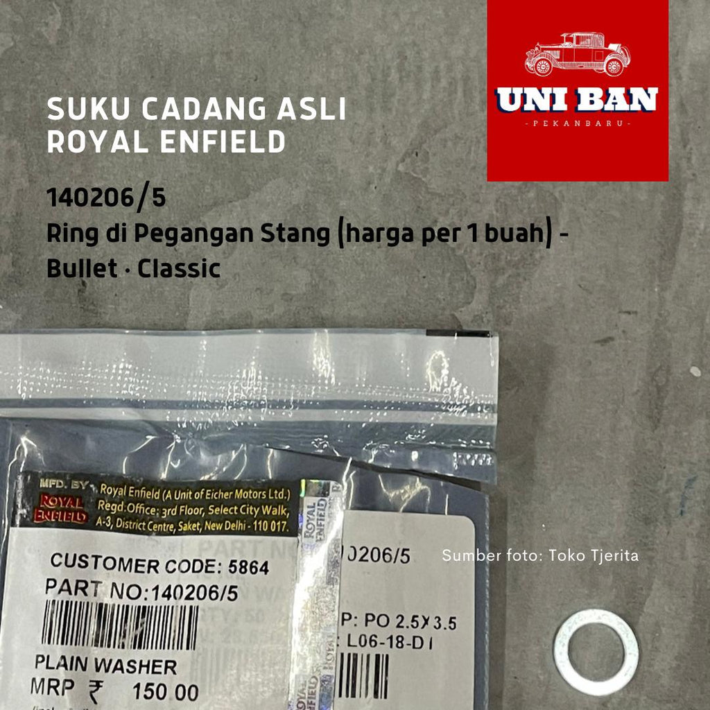 Ring (1 buah) di Baut Klip Stang Bullet Classic 140206 - Royal Enfield