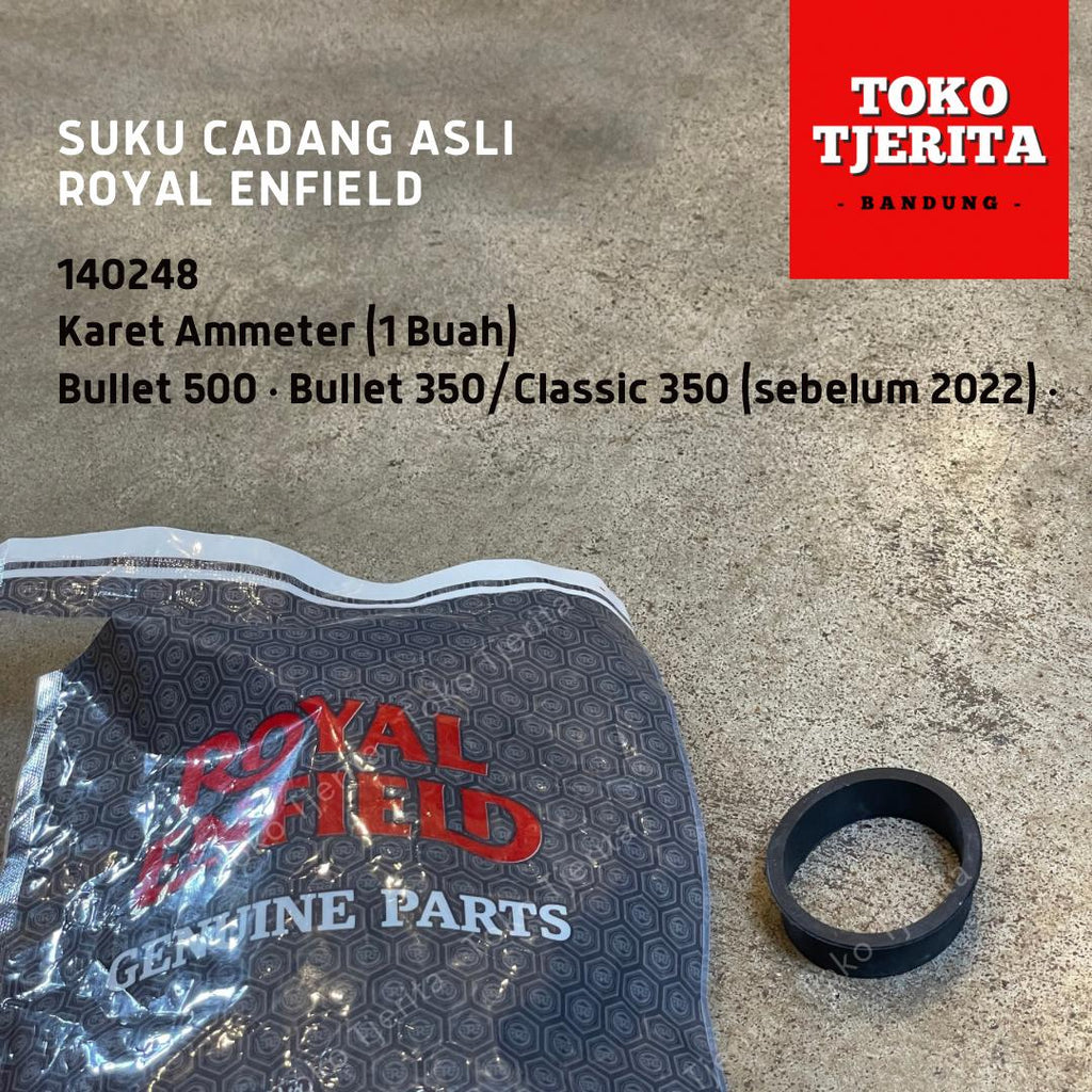 Karet Ammeter (1 Buah) Bullet Classic 350 Bullet 500 (karburator) 140248 - Royal Enfield ASLI