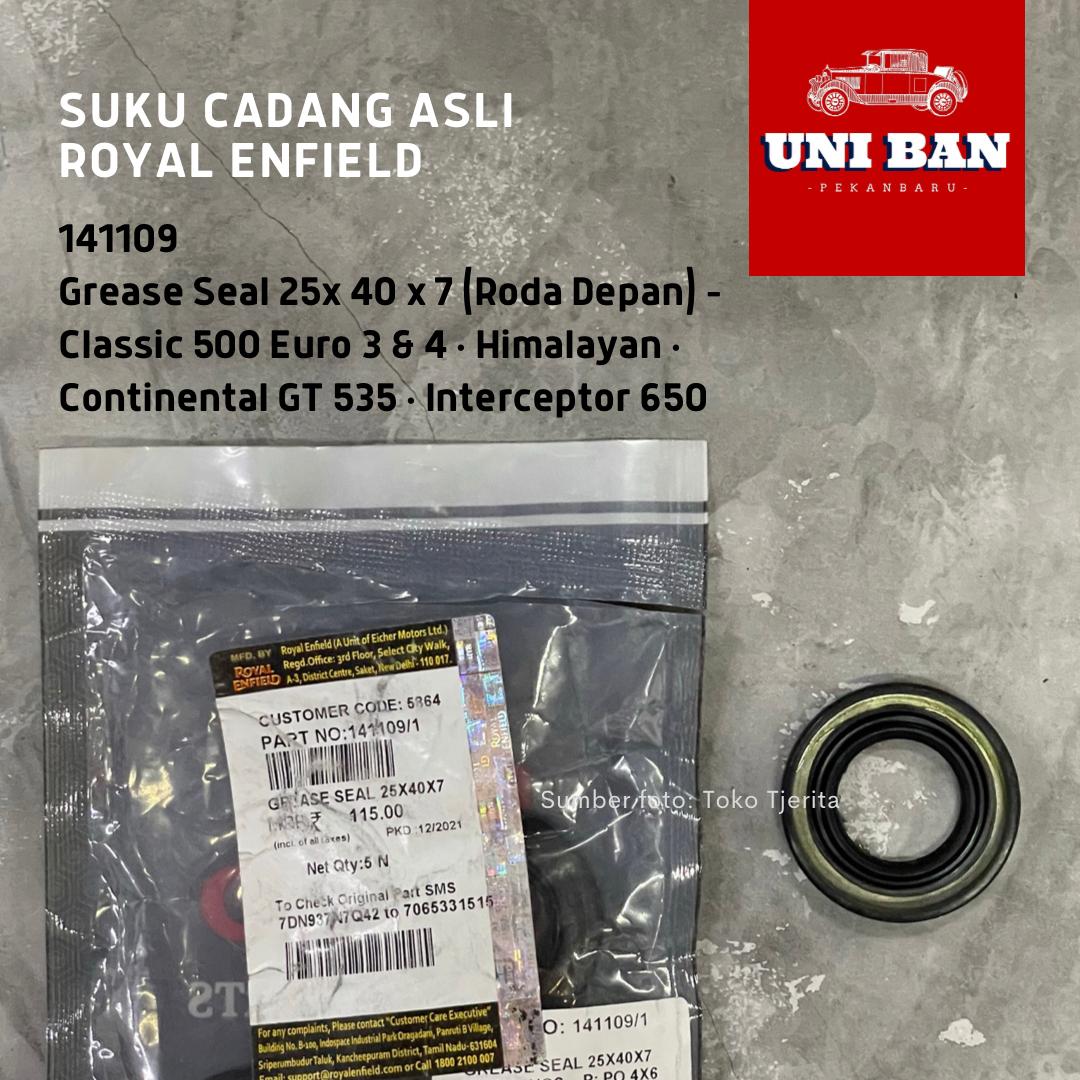 Grease Seal Roda Depan Belakang 141109 - Royal Enfield ASLI