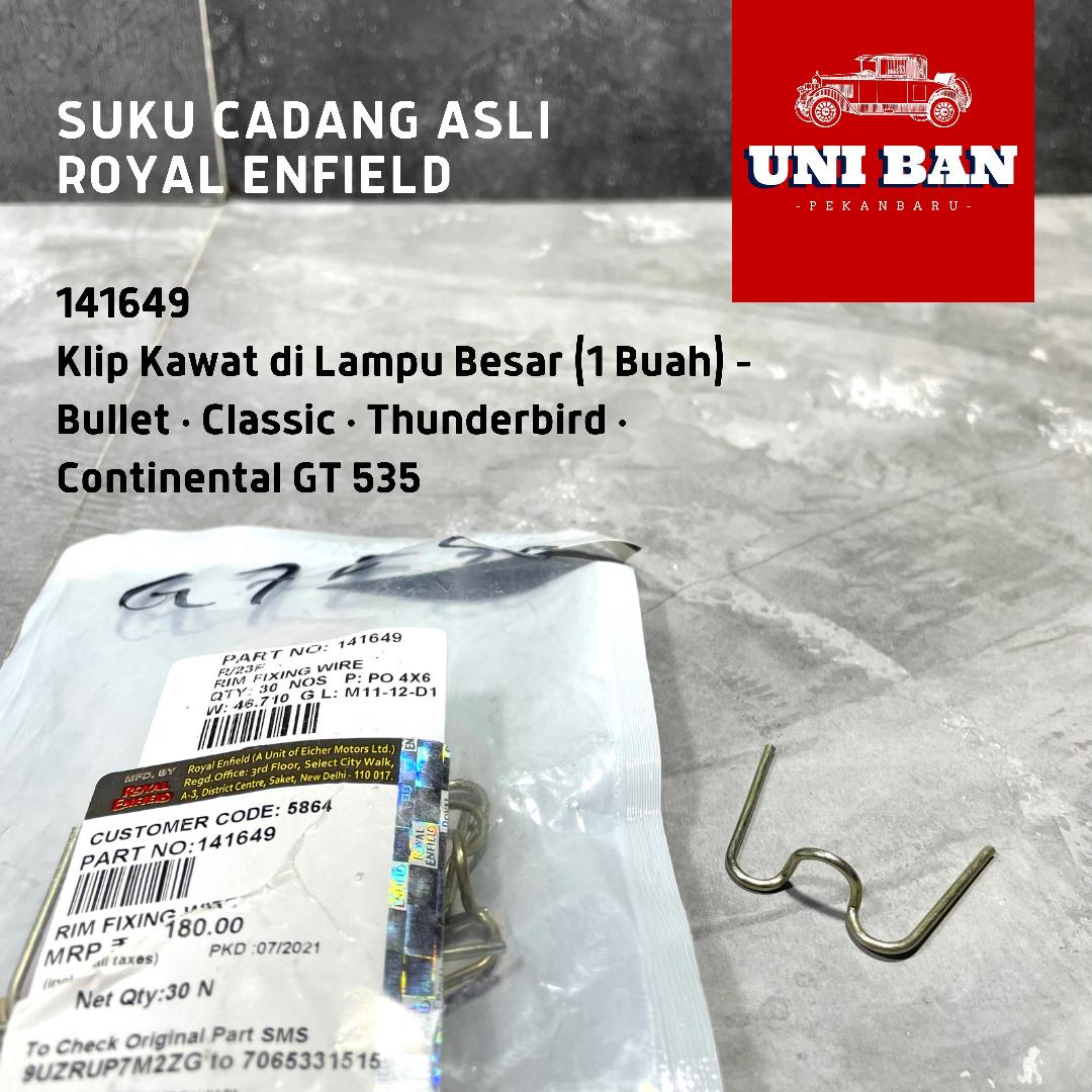Klip Kawat di Lampu (1 Buah) 141649 Rim Fixing Wire Royal Enfield ASLI