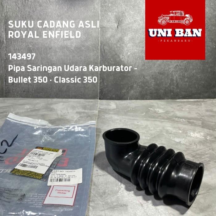 Pipa Saringan Udara Karburator 143497 Suction Pipe Royal Enfield ASLI