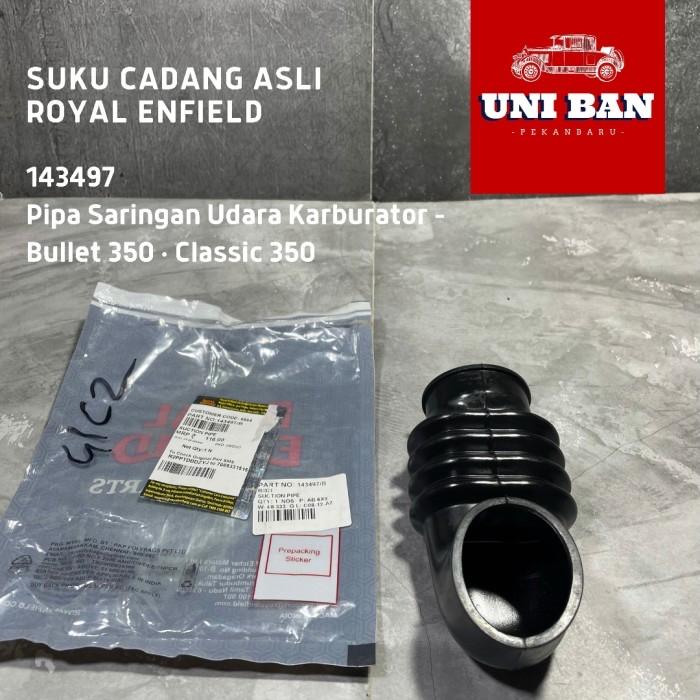 Pipa Saringan Udara Karburator 143497 Suction Pipe Royal Enfield ASLI