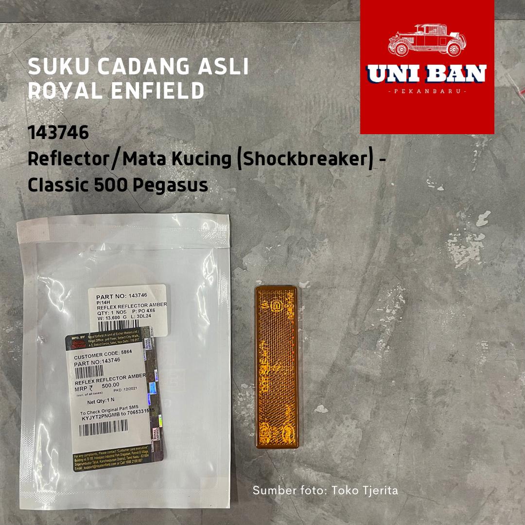 Mata Kucing Reflektor Classic 500 Pegasus 143746 - Royal Enfield ASLI