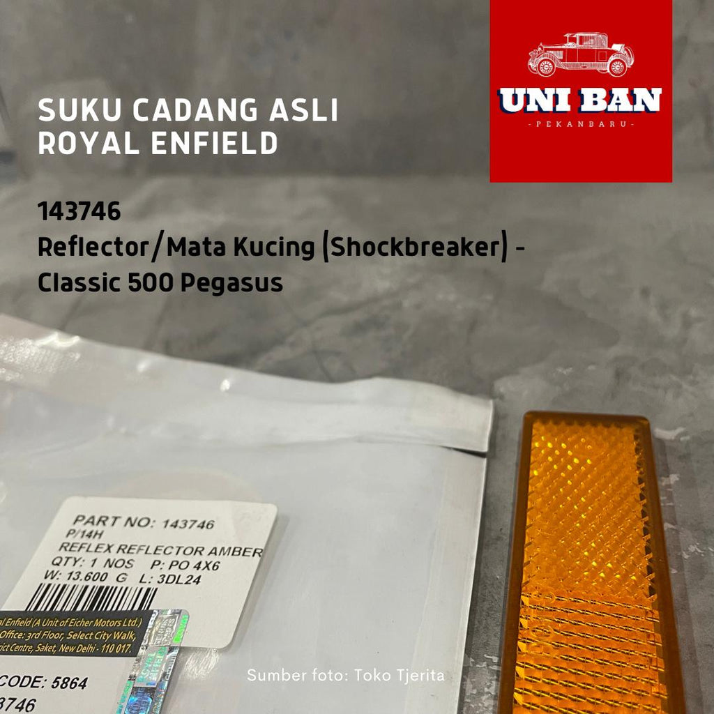 Mata Kucing Reflektor Classic 500 Pegasus 143746 - Royal Enfield ASLI