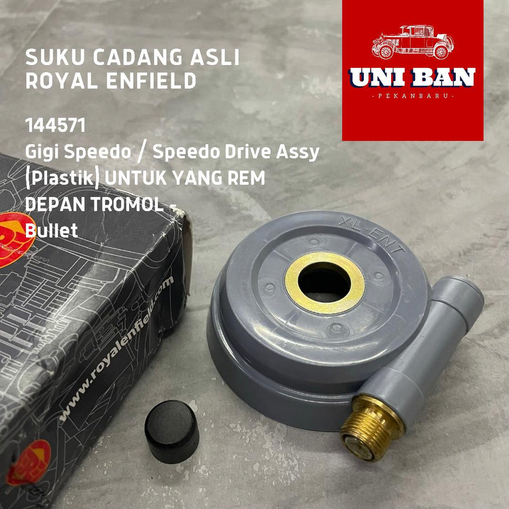 Gigi Speedo Drive Rem Depan Tromol 144571 Bullet - Royal Enfield ASLI