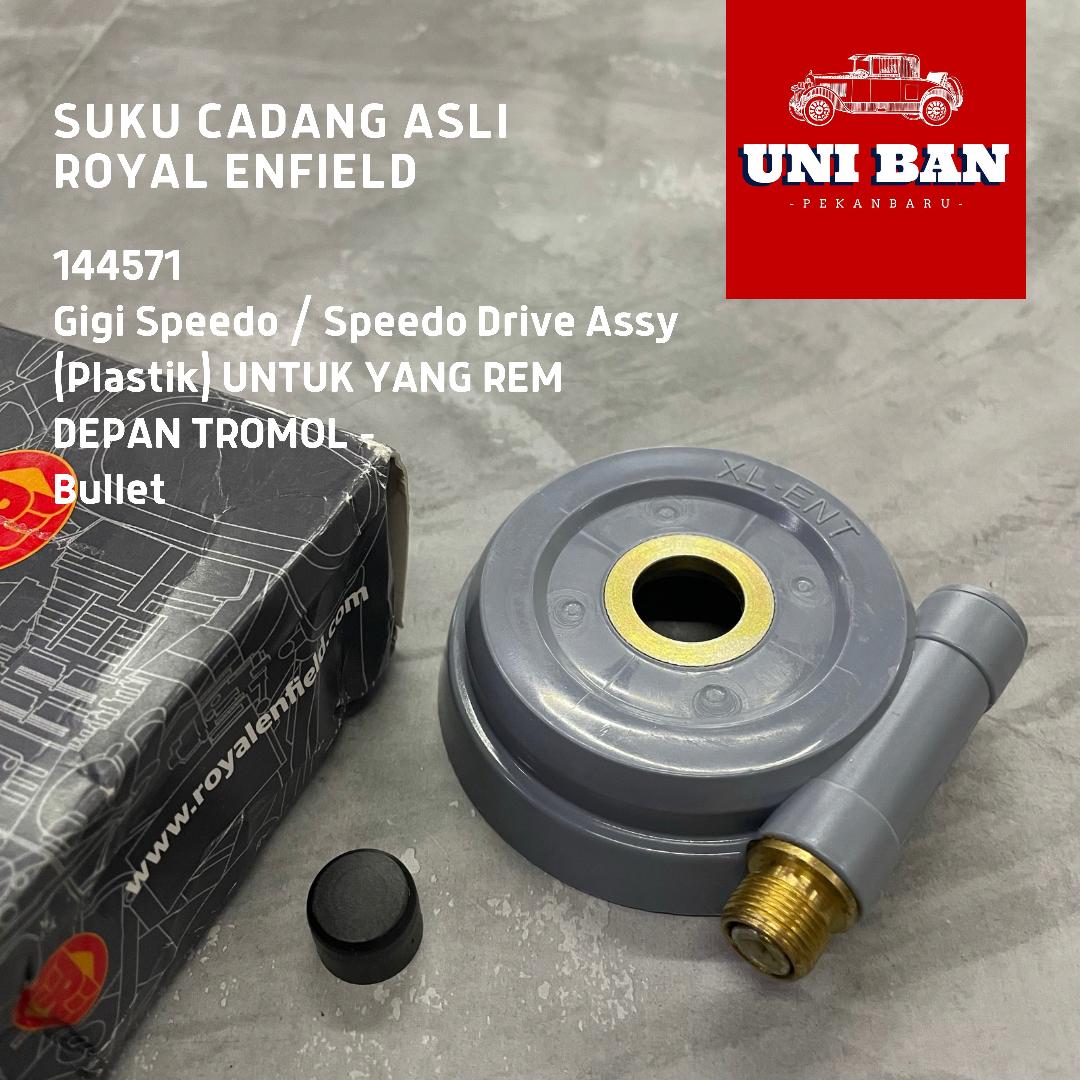 Gigi Speedo Drive Rem Depan Tromol 144571 Bullet - Royal Enfield ASLI