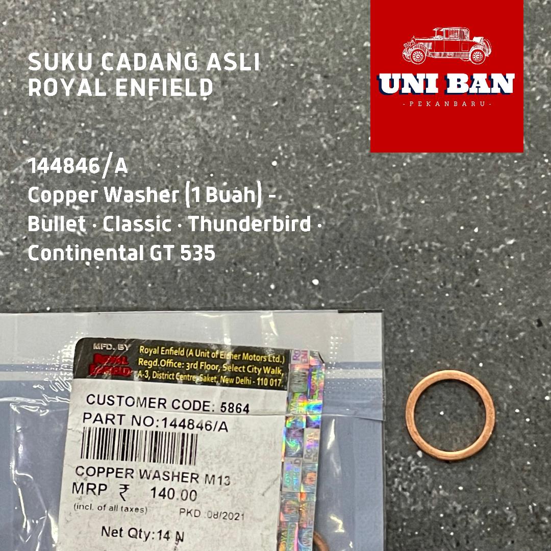 Ring Tembaga 144846 Copper Washer Classic Bullet - Royal Enfield ASLI