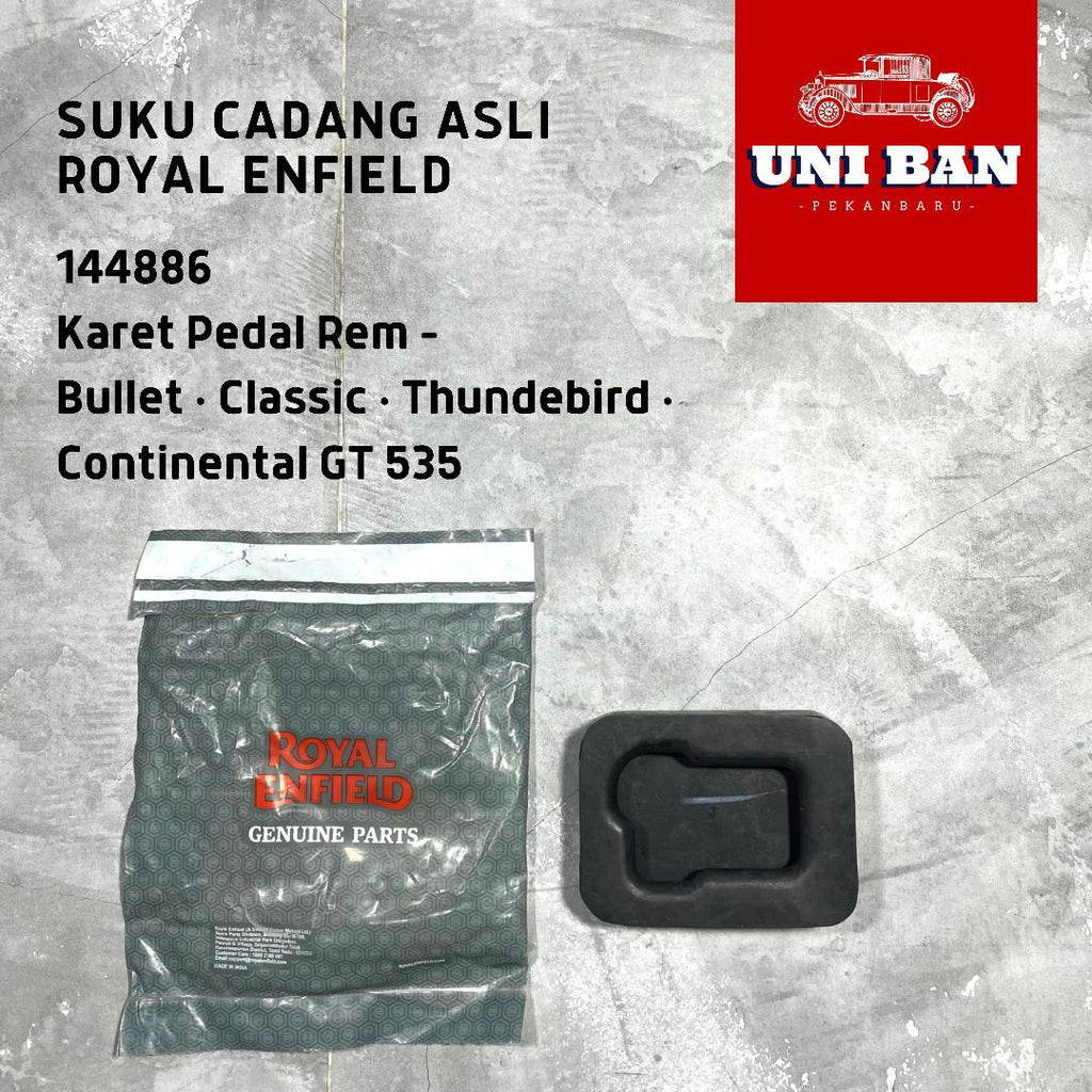 Karet Pedal Rem 144886 Classic Bullet - Royal Enfield ASLI