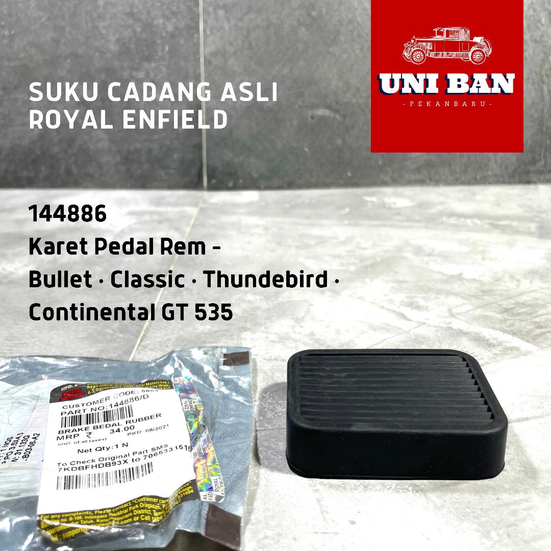 Karet Pedal Rem 144886 Classic Bullet - Royal Enfield ASLI