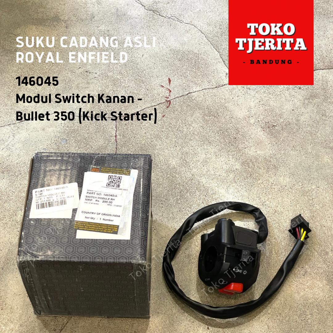 Modul Switch Kanan Bullet 350 146045 - Royal Enfield ASLI