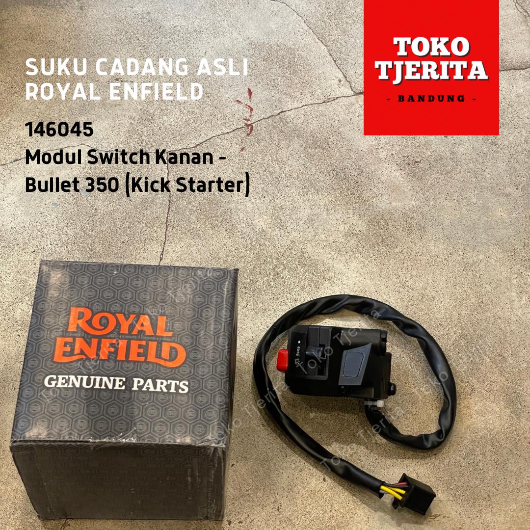 Modul Switch Kanan Bullet 350 146045 - Royal Enfield ASLI