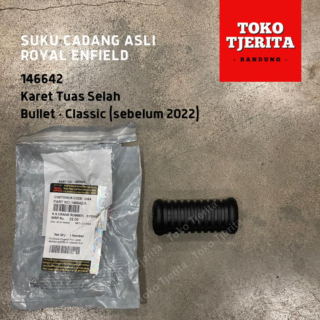 Karet Engkol Selah Bullet Classic 146642 - Royal Enfield ASLI