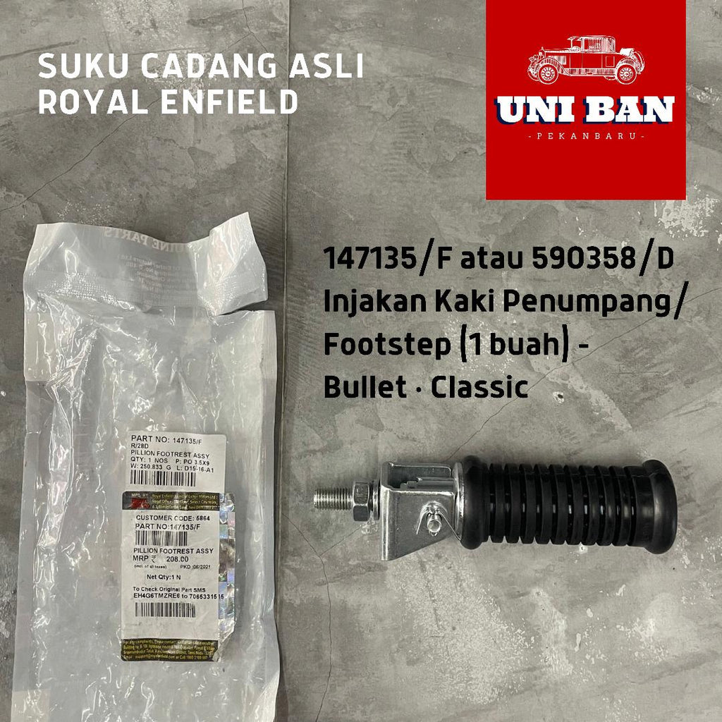 Footstep Belakang Classic Bullet Foot Step - Royal Enfield ASLI