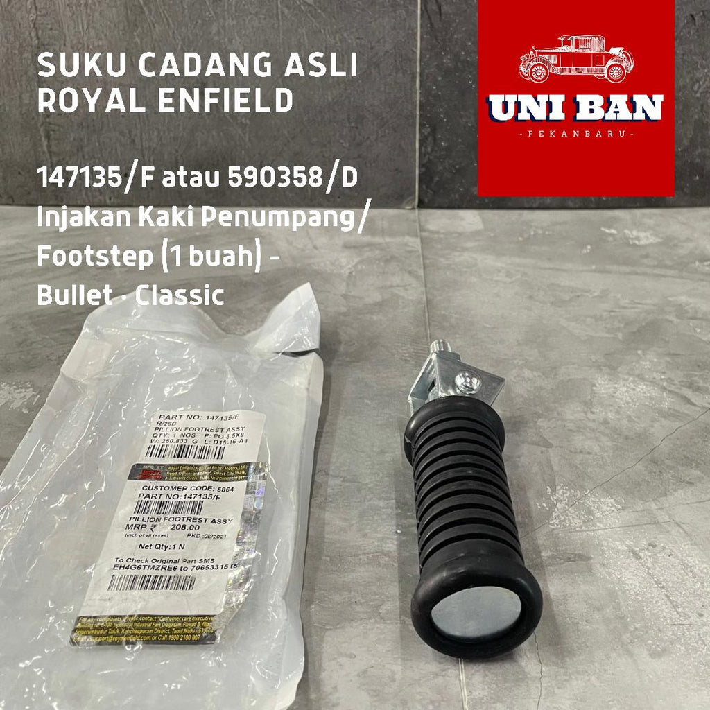 Footstep Belakang Classic Bullet Foot Step - Royal Enfield ASLI