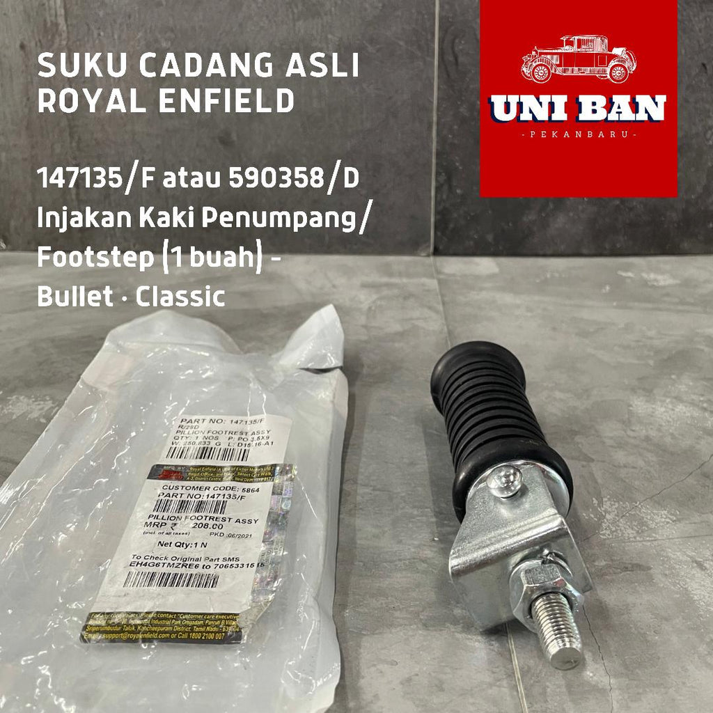 Footstep Belakang Classic Bullet Foot Step - Royal Enfield ASLI