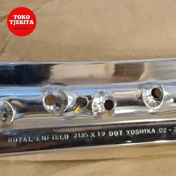 Velg Depan Chrome 1.85 x 19" H 40 Classic Bullet - Royal Enfield ASLI