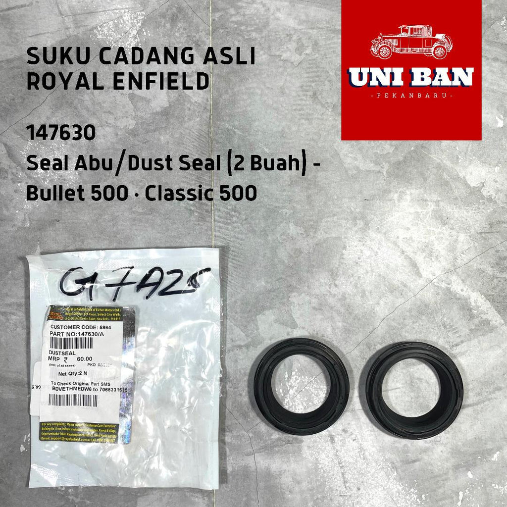 Seal Debu 2 Buah 147630 Dust Seal Classic Bullet - Royal Enfield ASLI