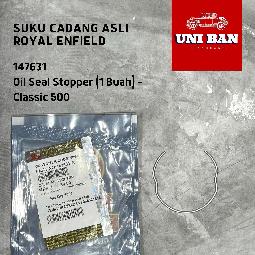 Stopper Seal Oli Classic (1 Buah) 147631 - Royal Enfield ASLI