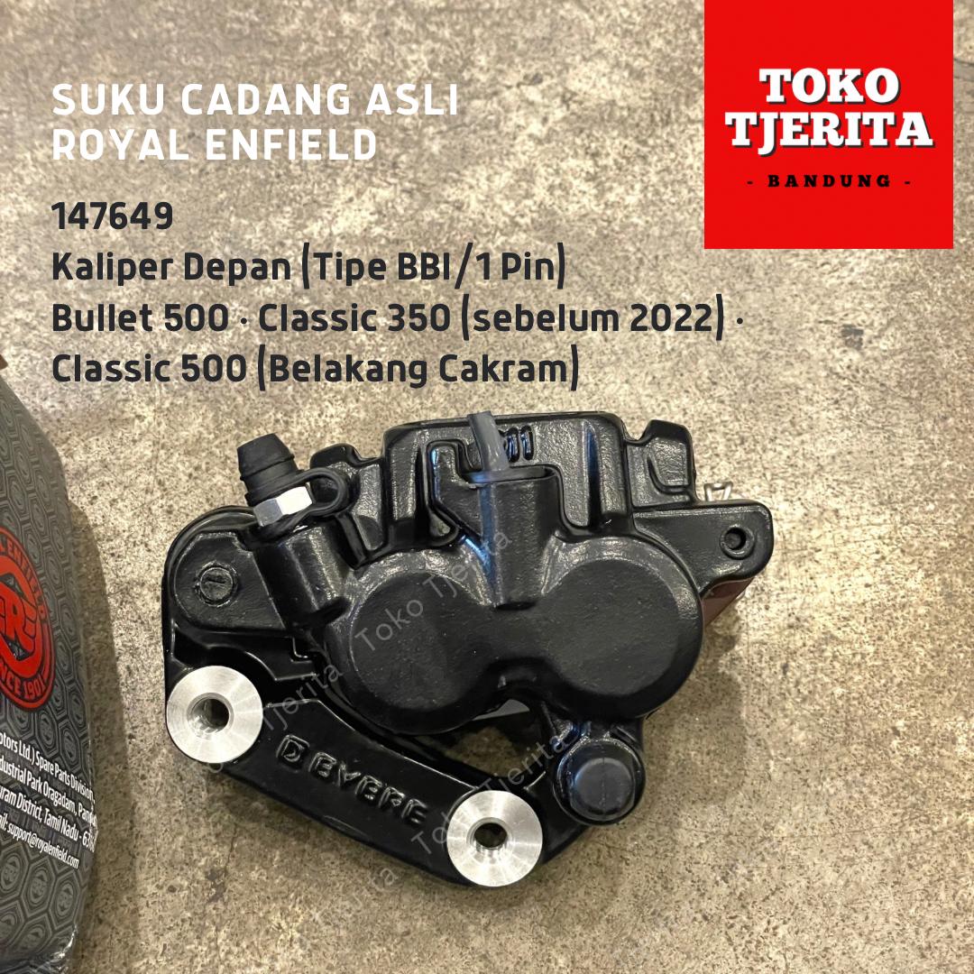 Caliper Kaliper Depan Tipe BBI Rem Cakram Classic 147649 - Royal Enfield ASLI