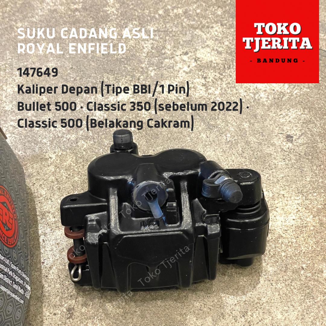 Caliper Kaliper Depan Tipe BBI Rem Cakram Classic 147649 - Royal Enfield ASLI