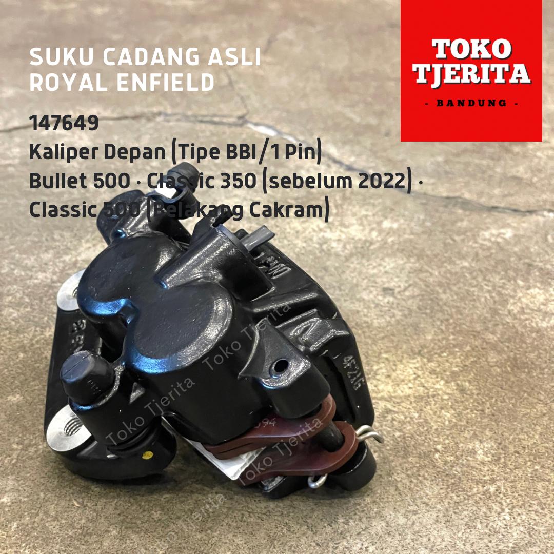 Caliper Kaliper Depan Tipe BBI Rem Cakram Classic 147649 - Royal Enfield ASLI
