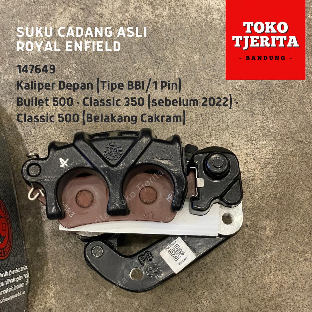 Caliper Kaliper Depan Tipe BBI Rem Cakram Classic 147649 - Royal Enfield ASLI