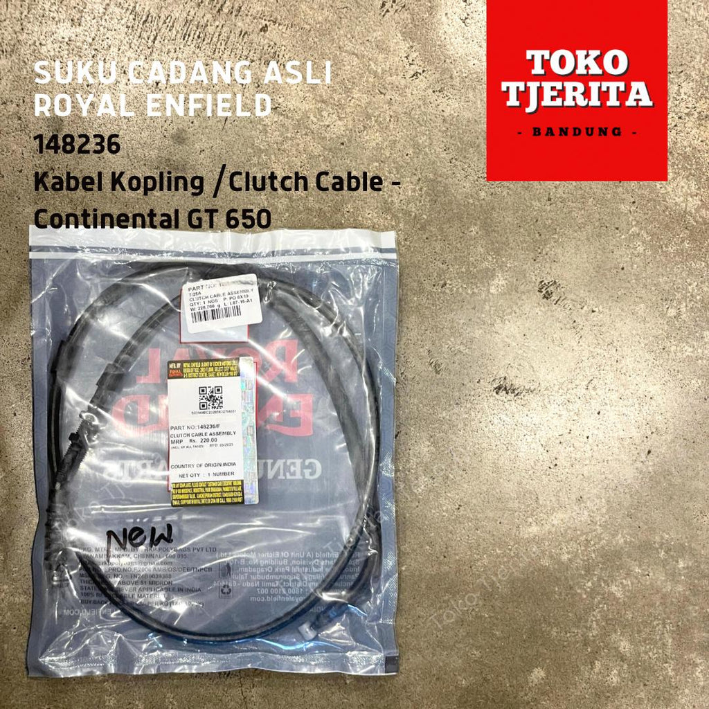 Kabel Kopling Continental GT 650 Clutch Cable 148236 - Royal Enfield (ASLI)