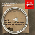Velg Depan 2.5 x 18" Silver Interceptor 650 148533 Royal Enfield ASLI