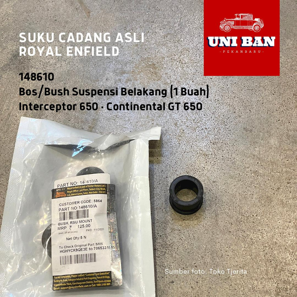 Bush 1 Buah Shock Belakang Interceptor 148610 - Royal Enfield ASLI