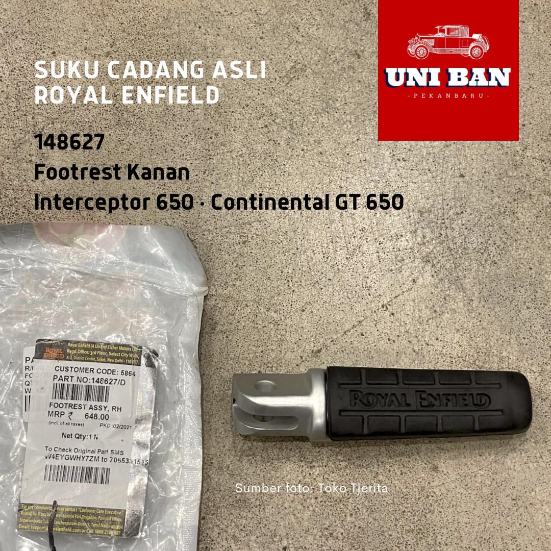 Footrest Footstep Kanan Interceptor 650 148627 - Royal Enfield ASLI