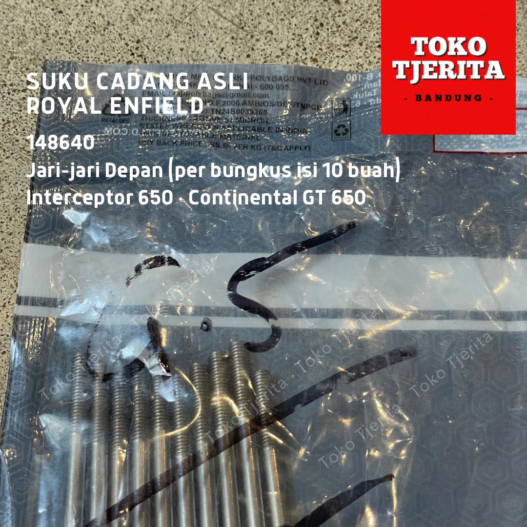 Jari-jari Depan (10 Buah) Interceptor 650 148640 - Royal Enfield ASLI