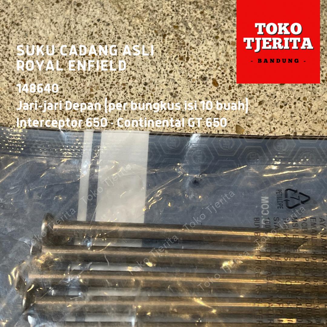 Jari-jari Depan (10 Buah) Interceptor 650 148640 - Royal Enfield ASLI