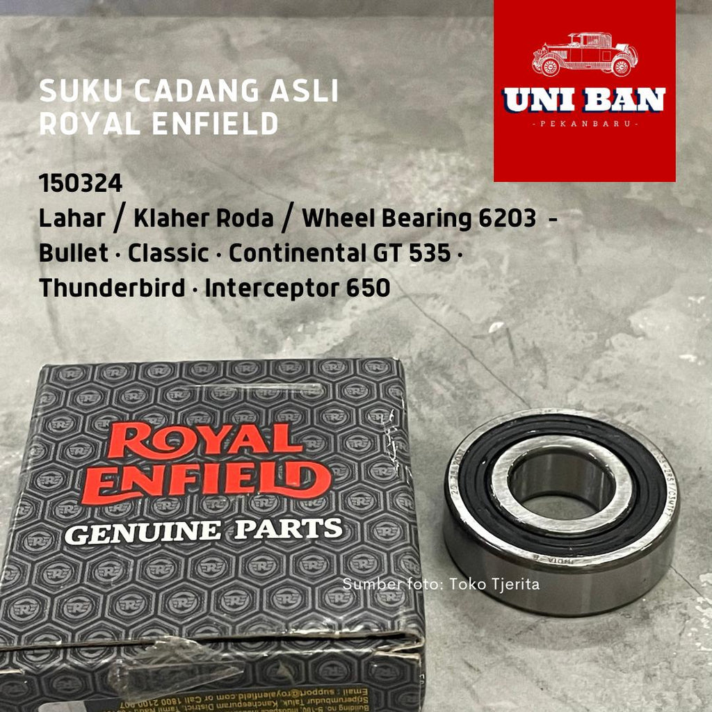 Bearing Klaher Lahar Roda Depan Belakang 150324 - Royal Enfield ASLI